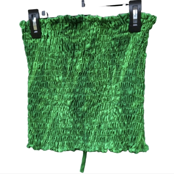 Barefoot Attitude Green Bandeau Top New Without Tags - Picture 2 of 7